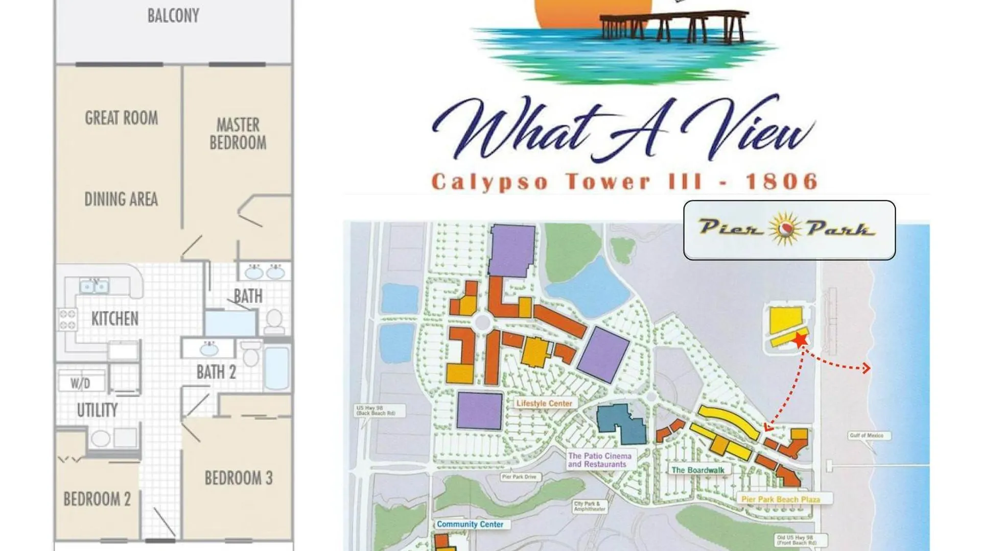 Calypso Resort And Towers #1806-3 By Book That Condo Panama City Beach 0*,